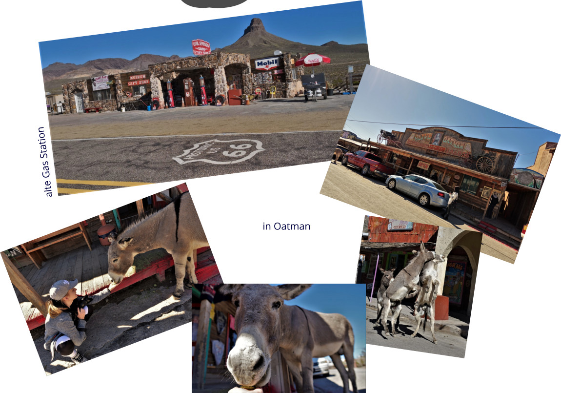 alte Gas Station in Oatman